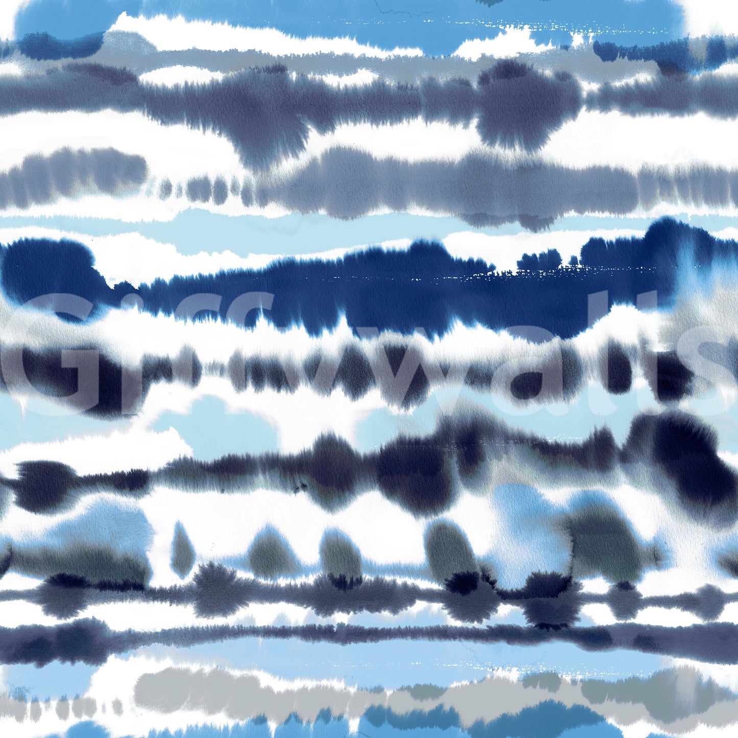 Marine Nautical Blue Sea Waves Lines Wallpaper