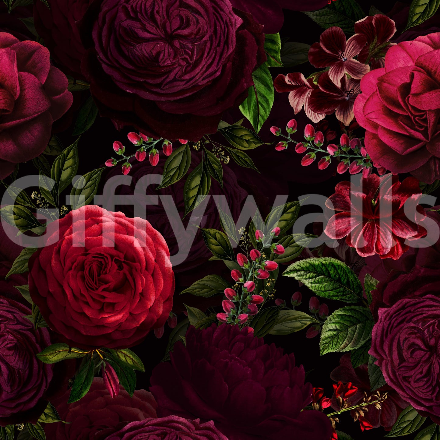 Nocturne Blooms Wallpaper