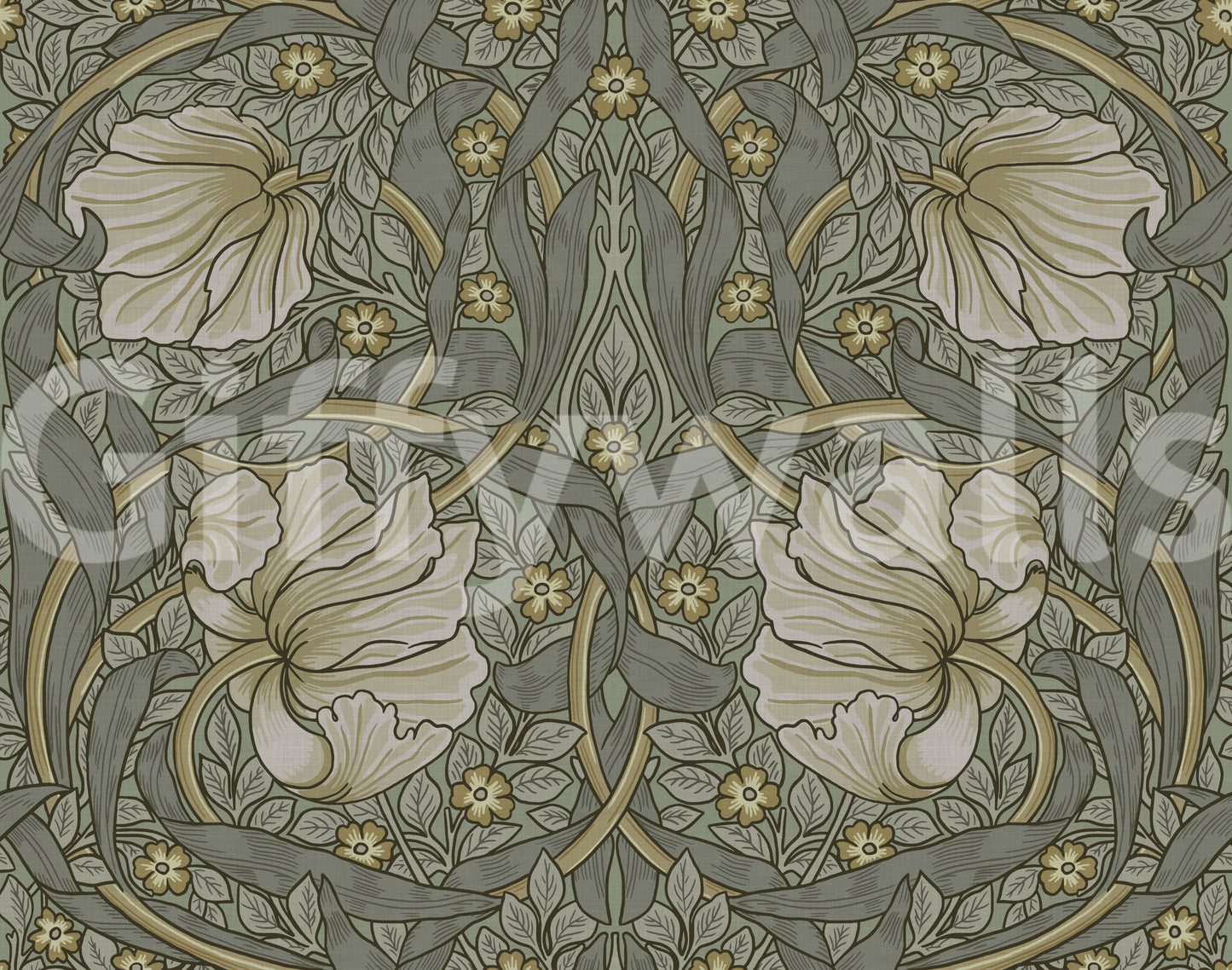 Timeless Victorian wallpaper pattern