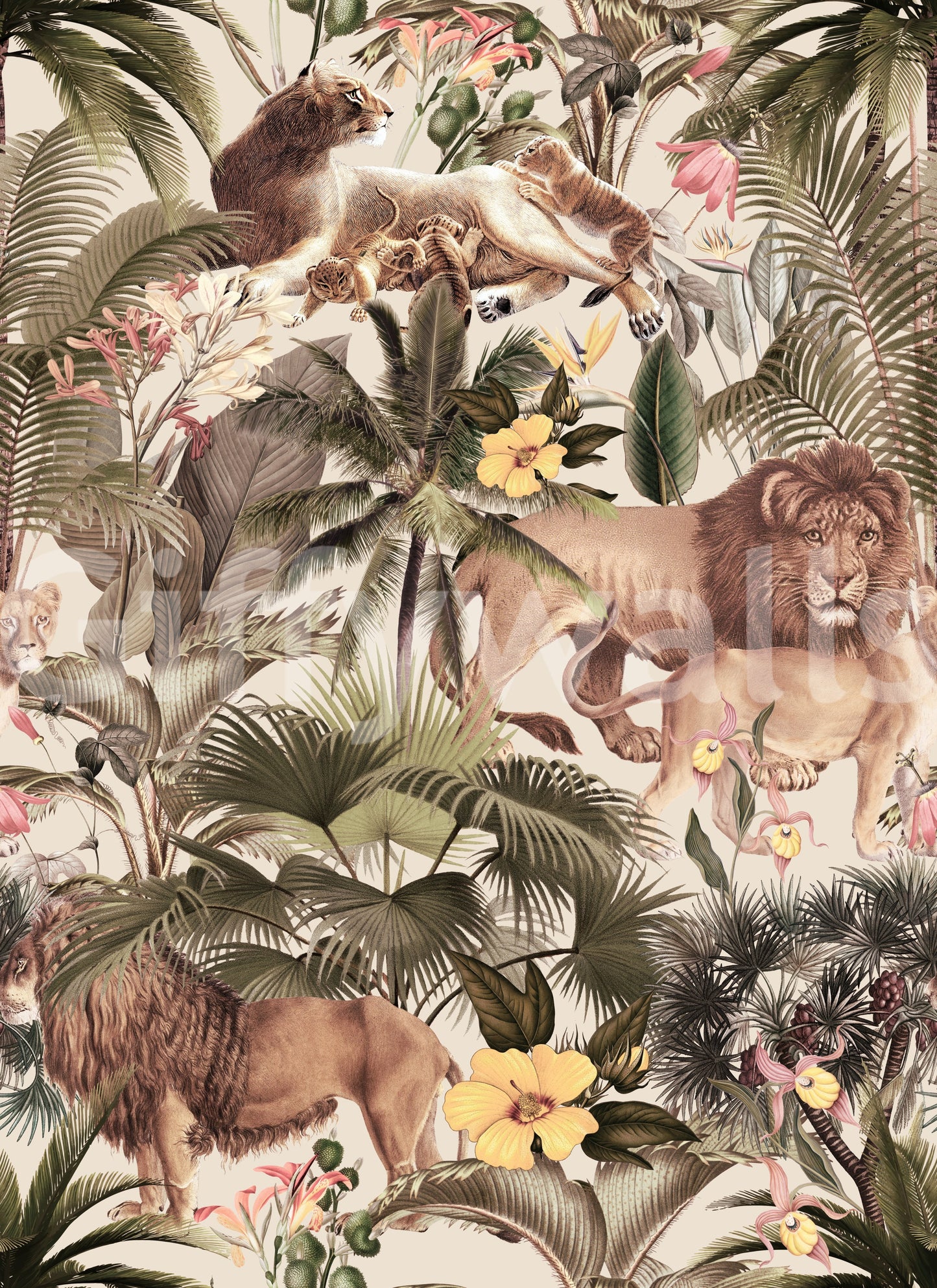 Jungle Majesty wallpaper adding wild elegance to any room