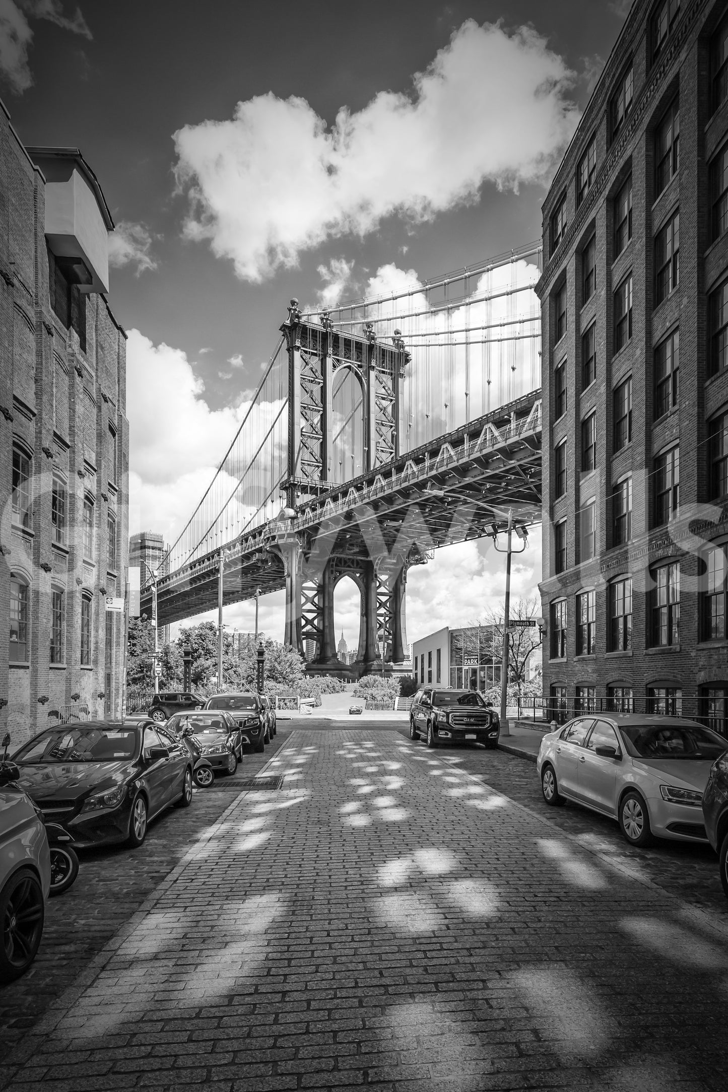 New York City Manhattan Bridge Wall Mural