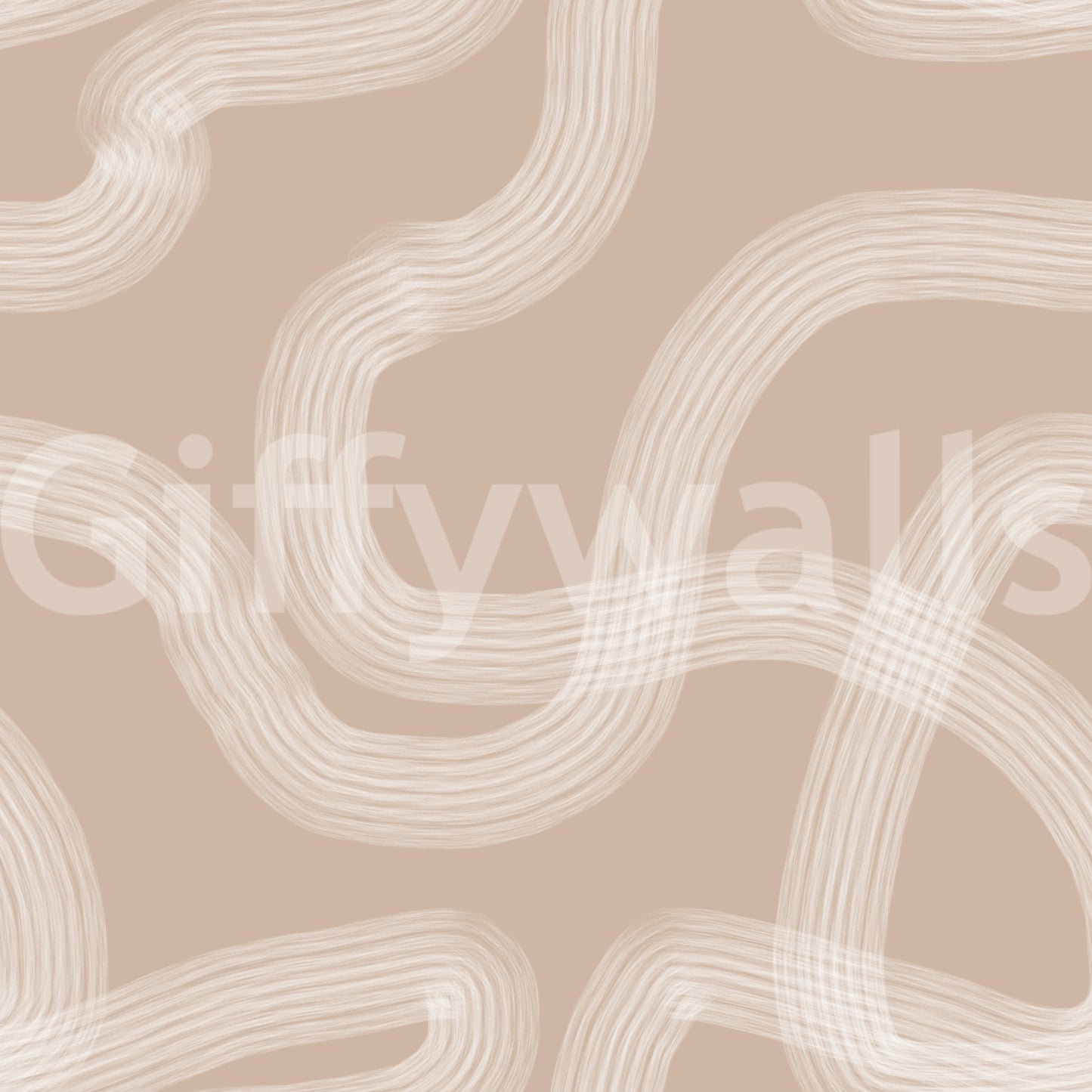 Natural toned wallpaper with flowing movement