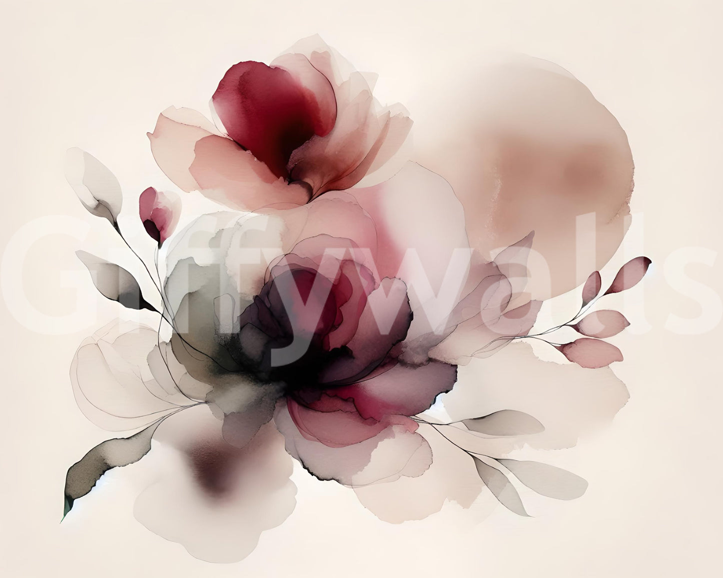 Blødt kronblad Dream Wall Mural