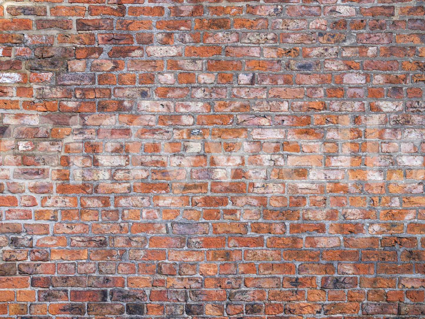 Charming brickwork wall mural with vintage appeal