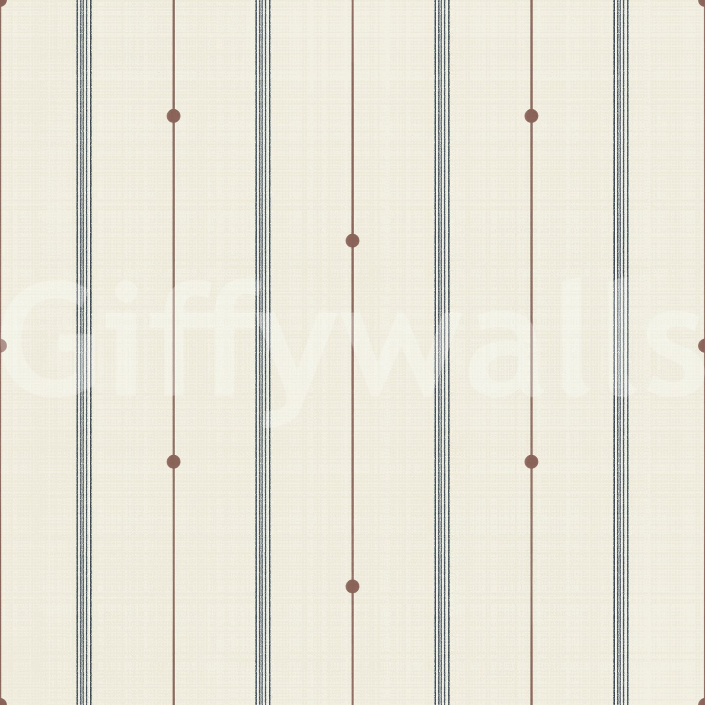 Refined striped wallpaper adding texture and elegance