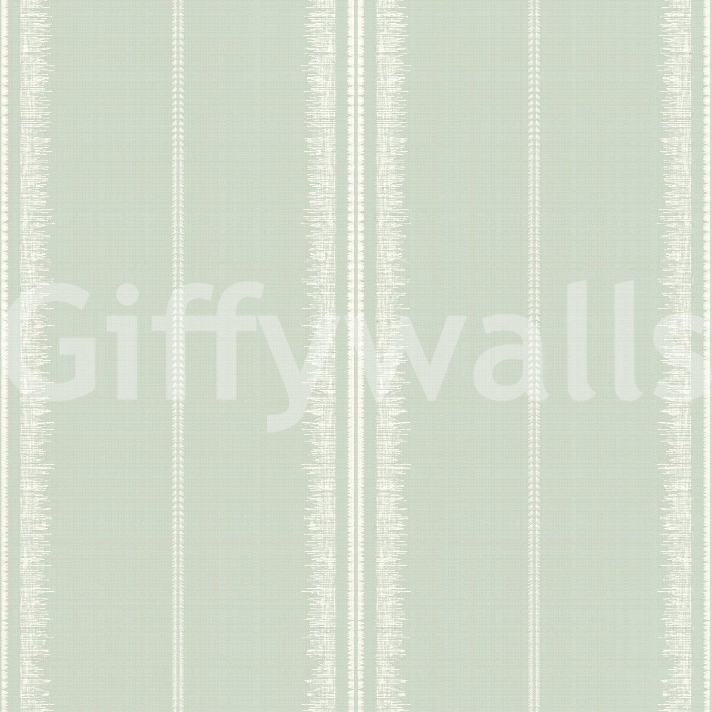 Soft, calming Boho Stripes Sea Green wallpaper for modern homes
