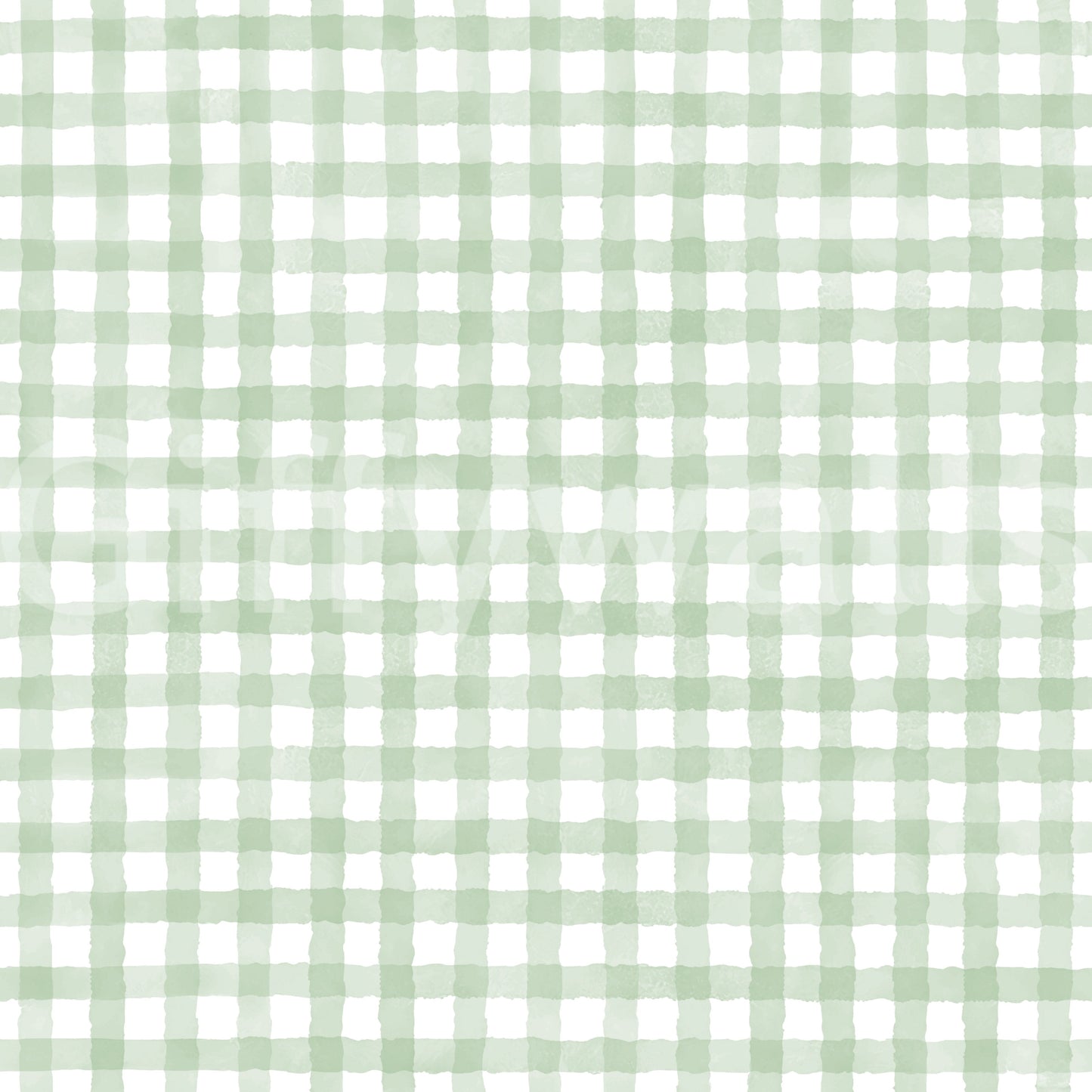 Neutral green checks in a relaxed pattern