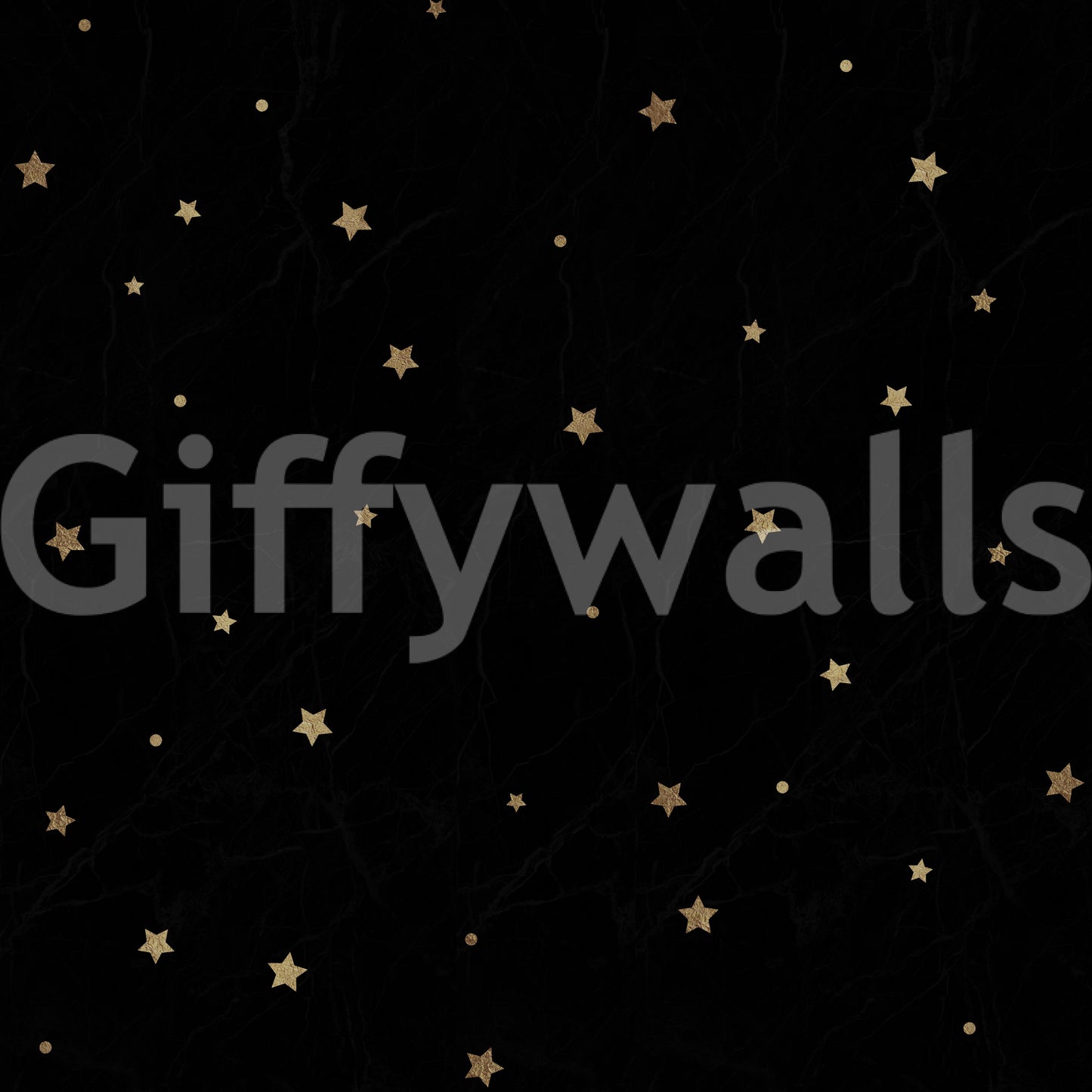 Stars on black sky mural bringing celestial charm indoors