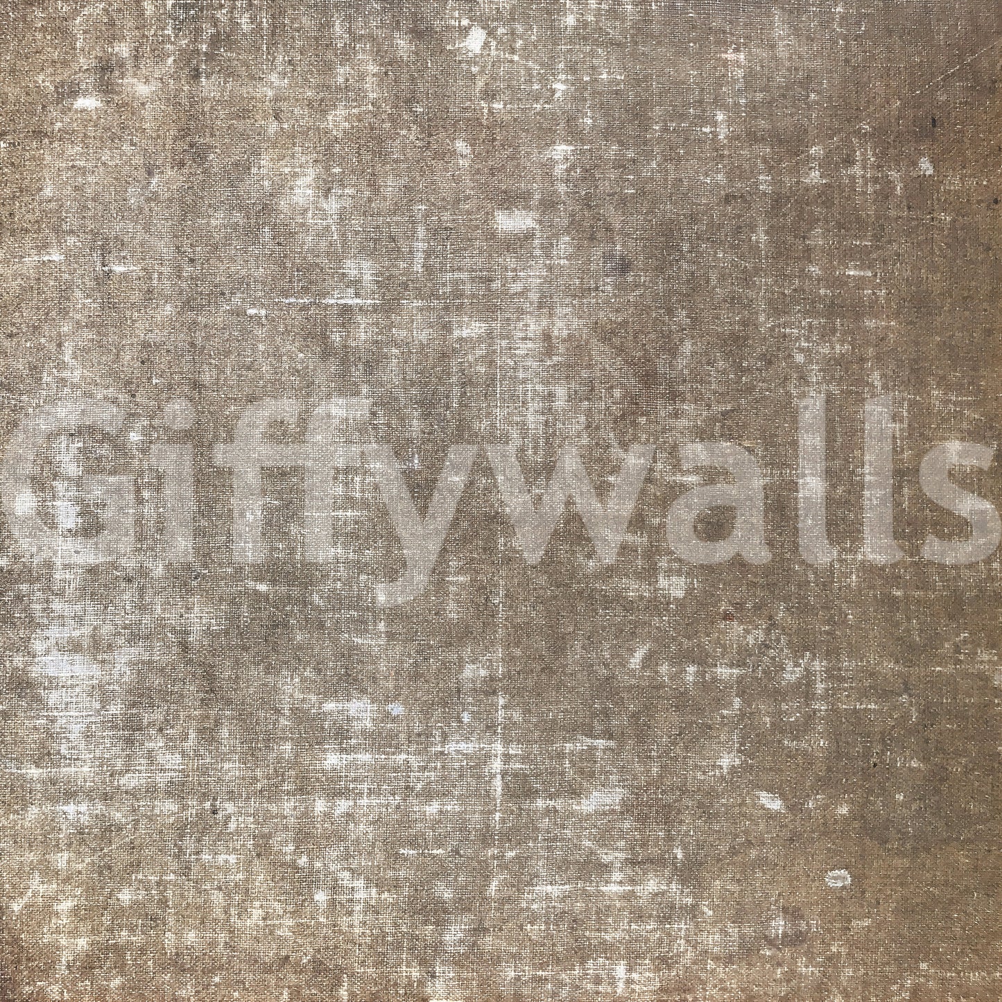 Neutral burlap mural wallpaper