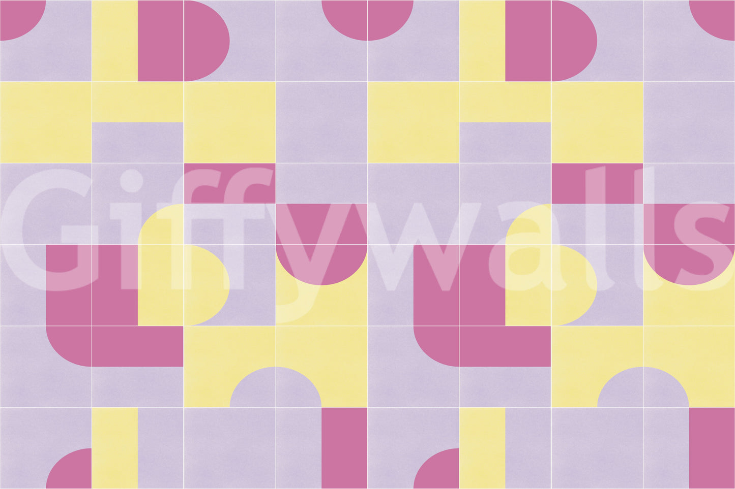 Light retro mural wallpaper for kitchen