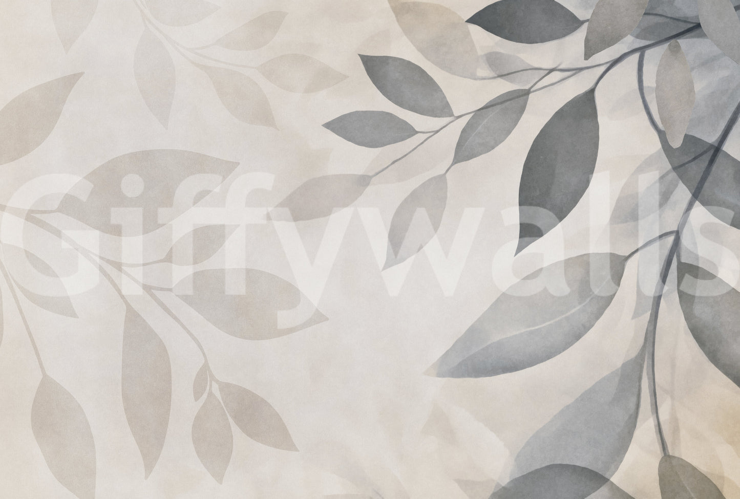 Minimal leaf wallpaper for peaceful spaces