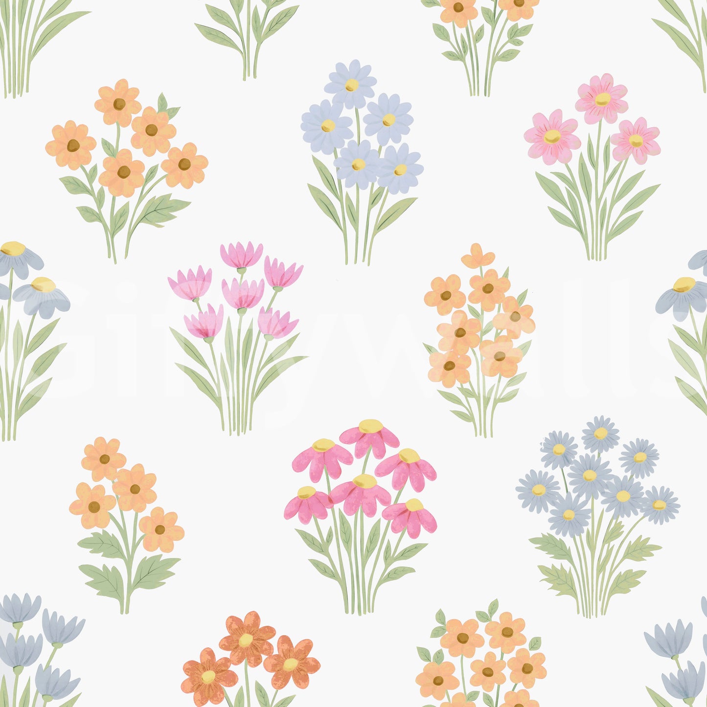 Easy to install cottagecore-inspired wallpaper.