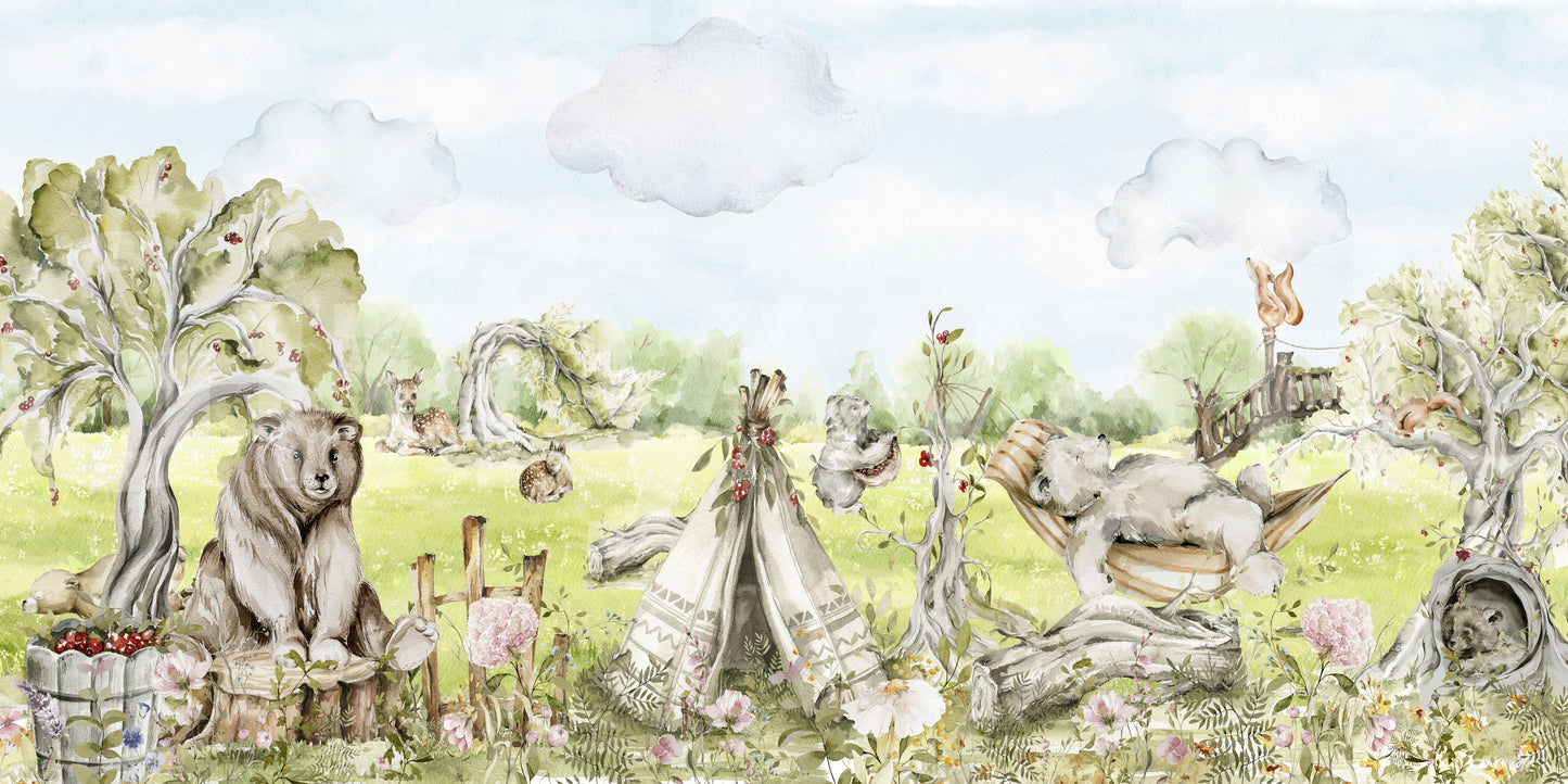 Unique animal-themed wallpaper with a creative twist.