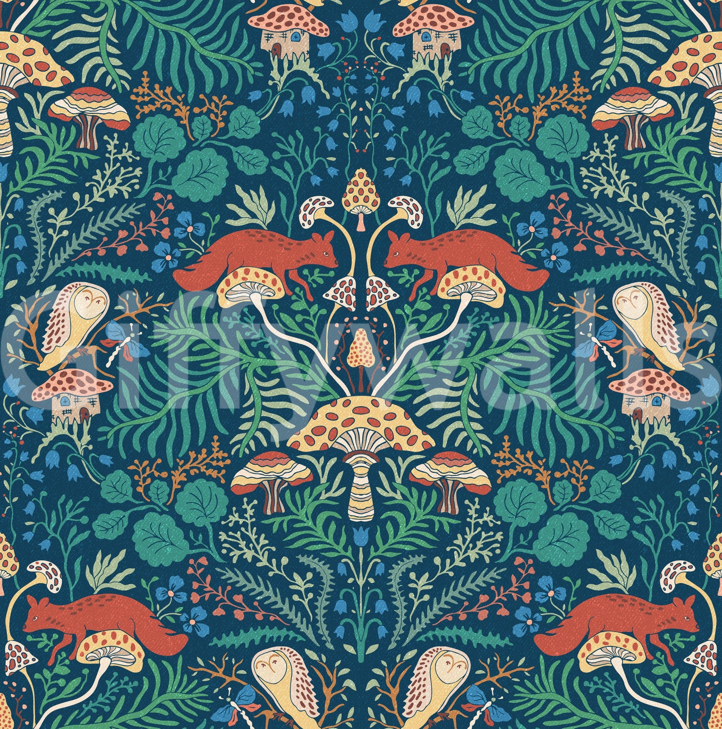 Captures the essence of a hidden forest floor.