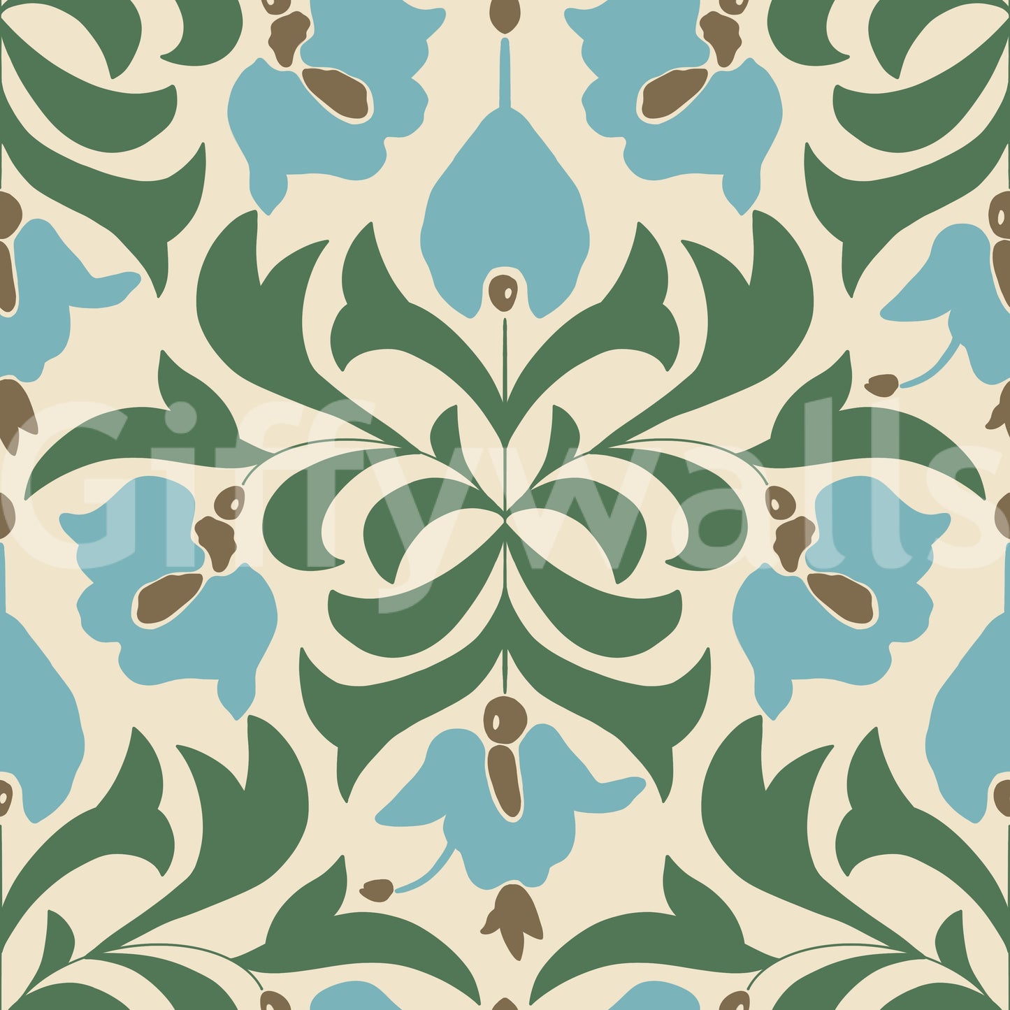 Provides a soothing, artistic backdrop.