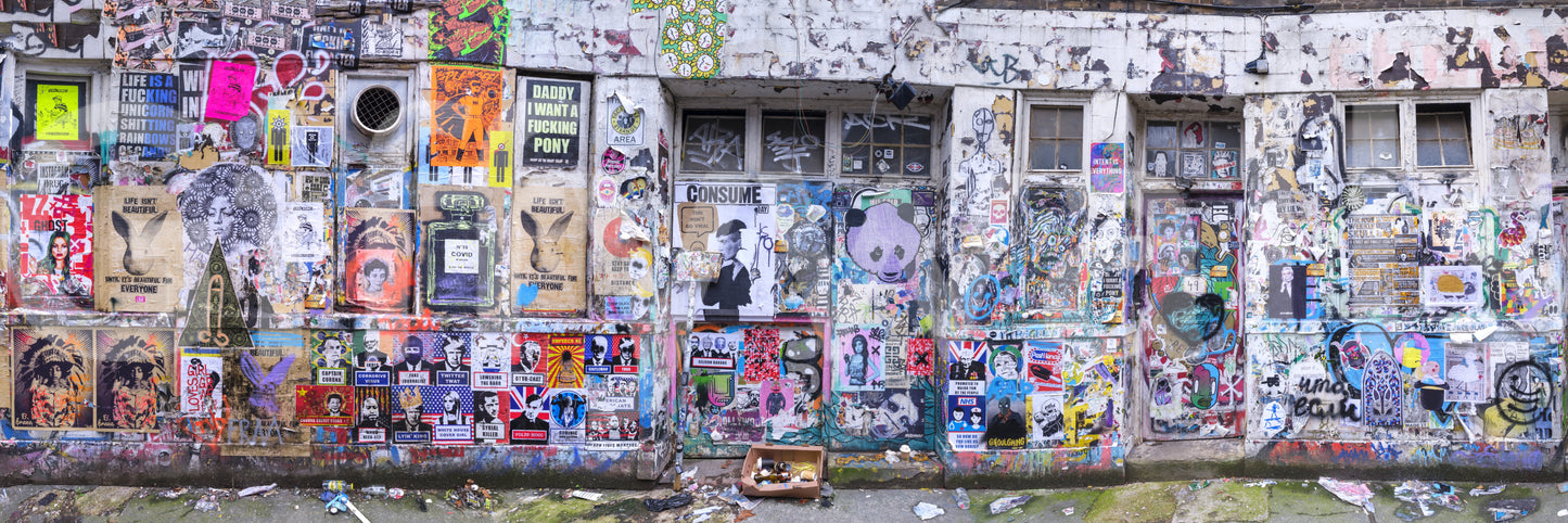 The design is non-realistic and interpretive.