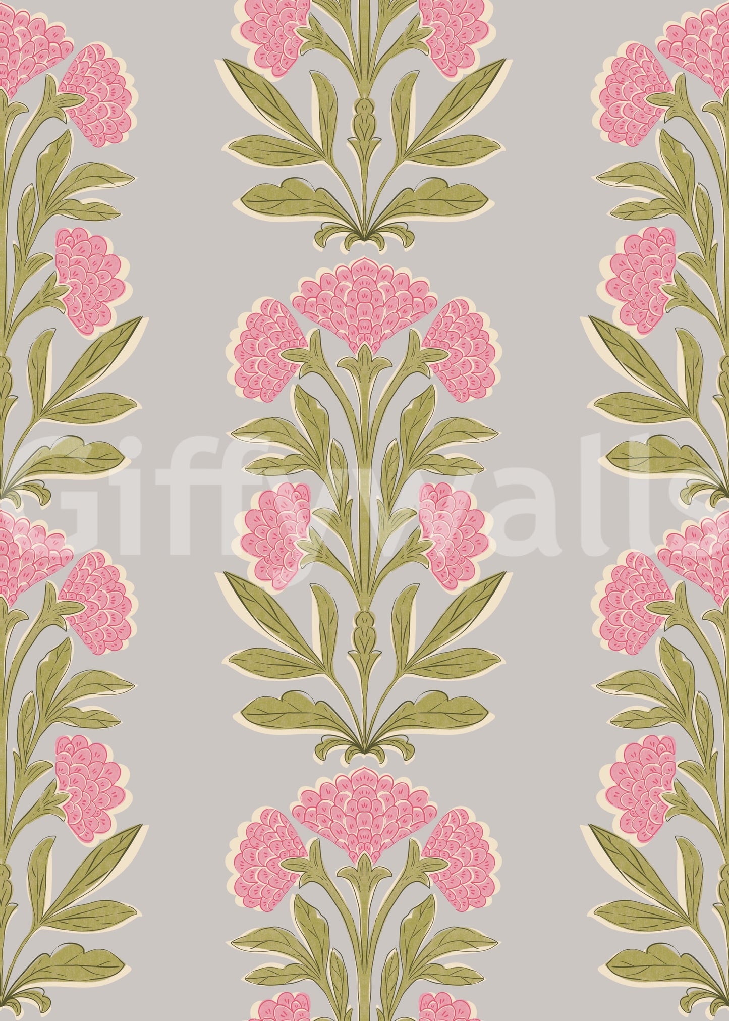 The design is non-realistic and interpretive.