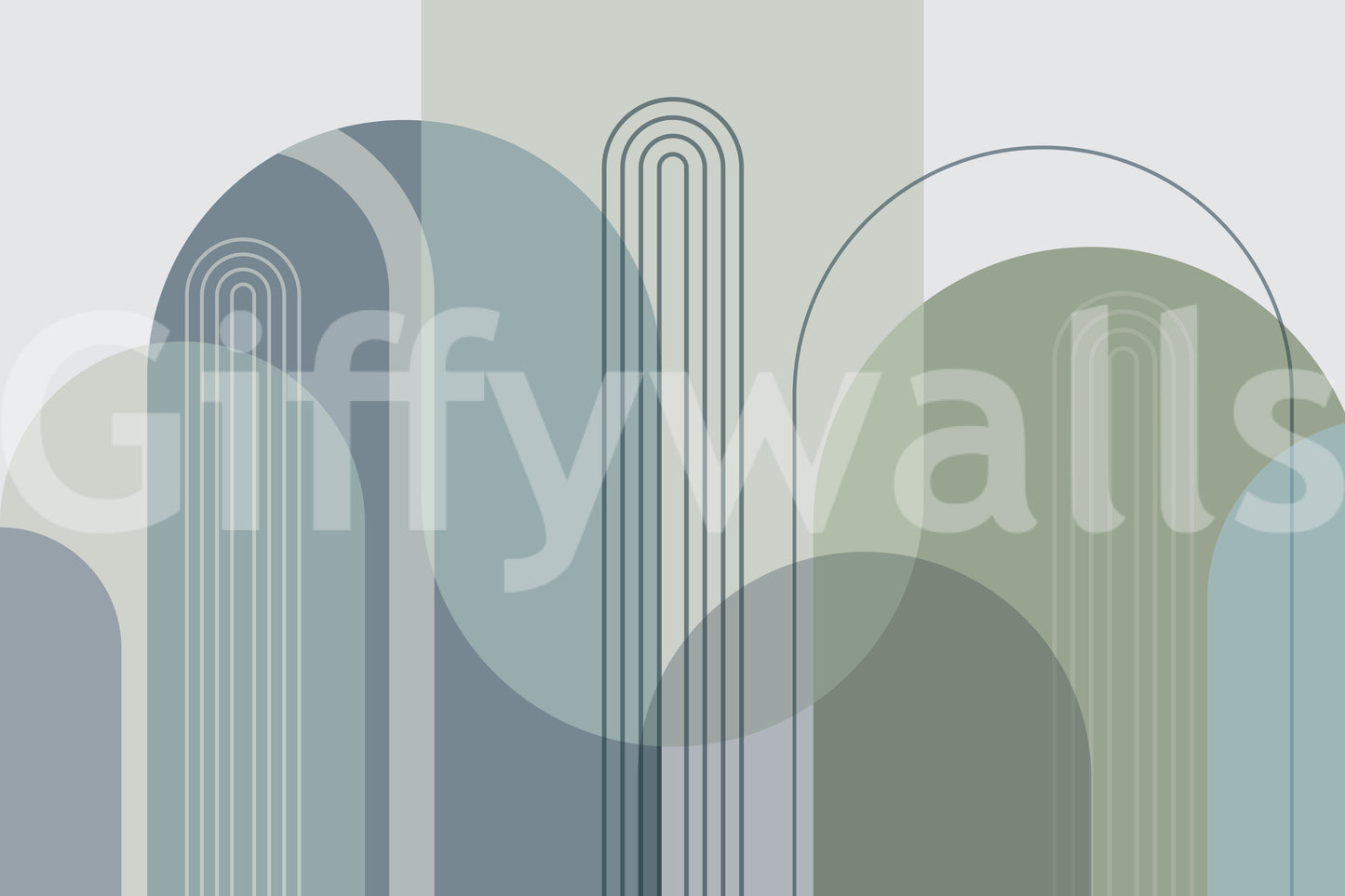 The design is non-realistic and interpretive.