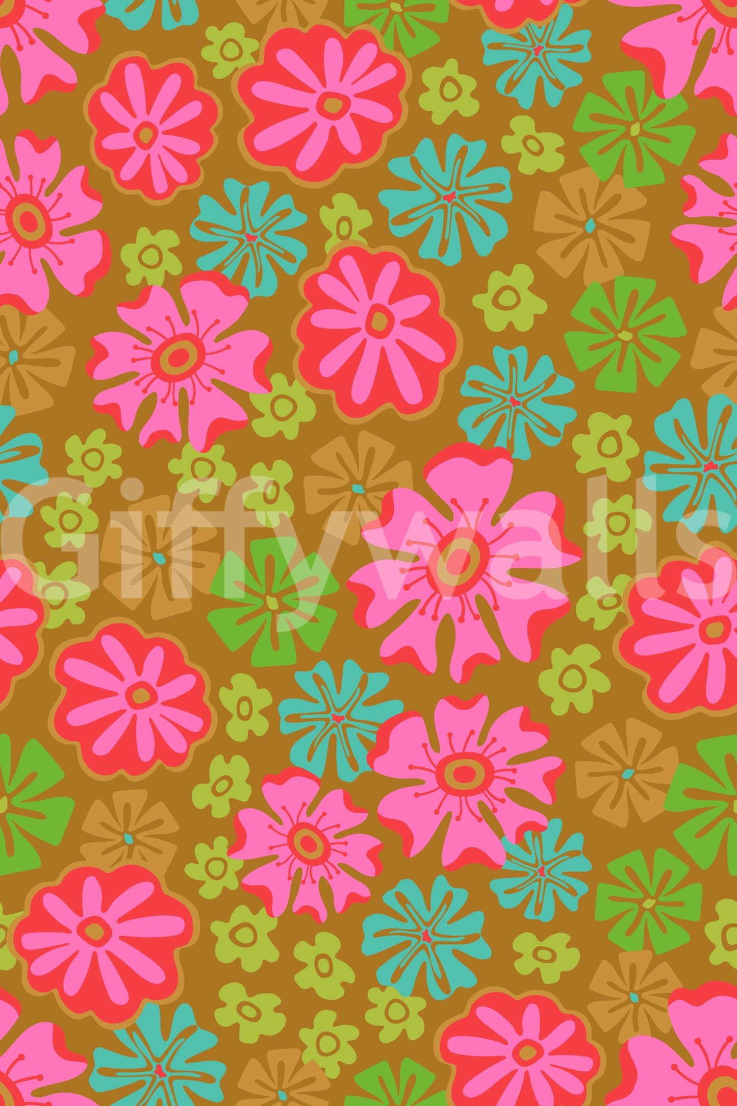 The design is non-realistic and interpretive.