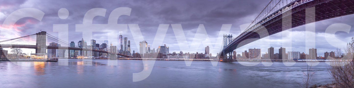 The wallpaper has a smooth, non-reflective matte finish.