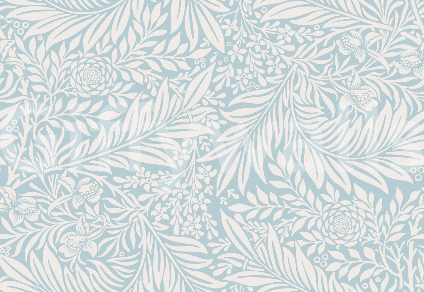 The wallpaper has a smooth, non-reflective matte finish.