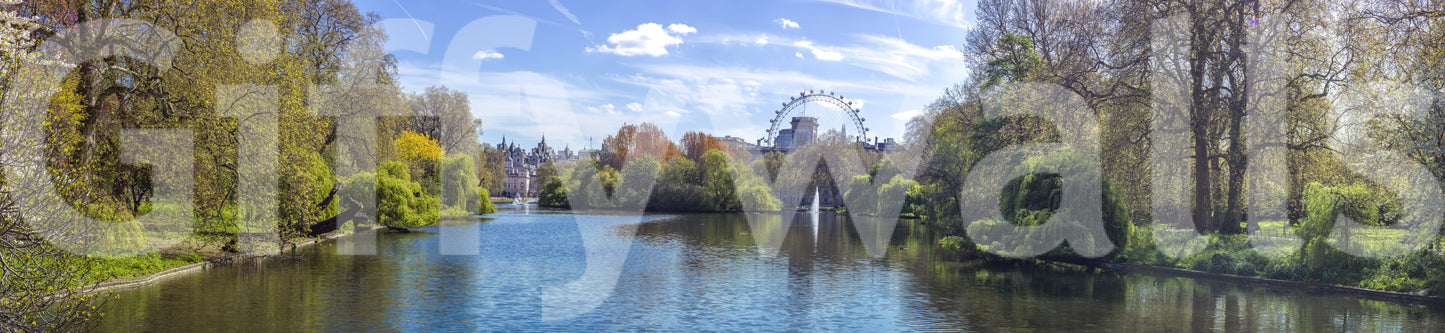 The wallpaper has a smooth, non-reflective matte finish.