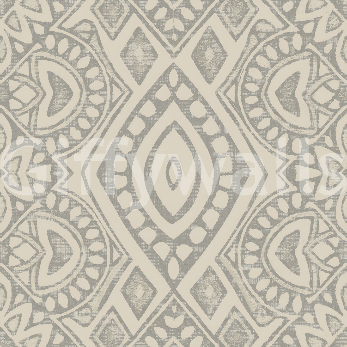 The wallpaper has a smooth, non-reflective matte finish.