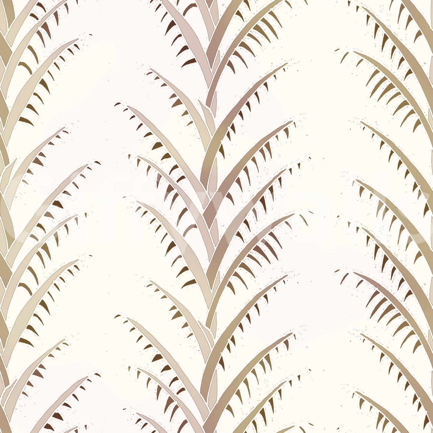 Simple Pearl Palm Leaves Wallpaper