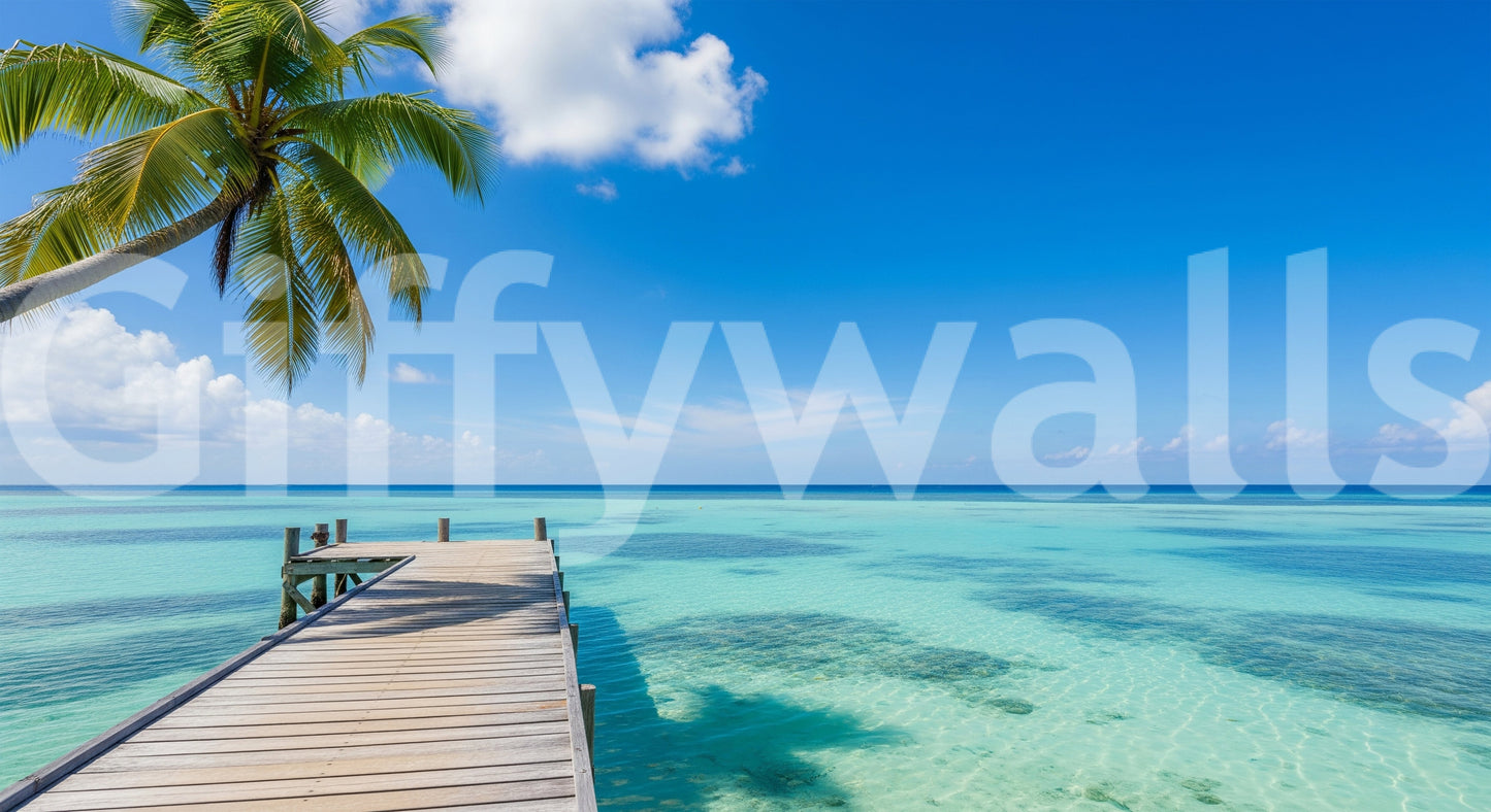 It's a great choice for a peaceful, vacation-inspired design.