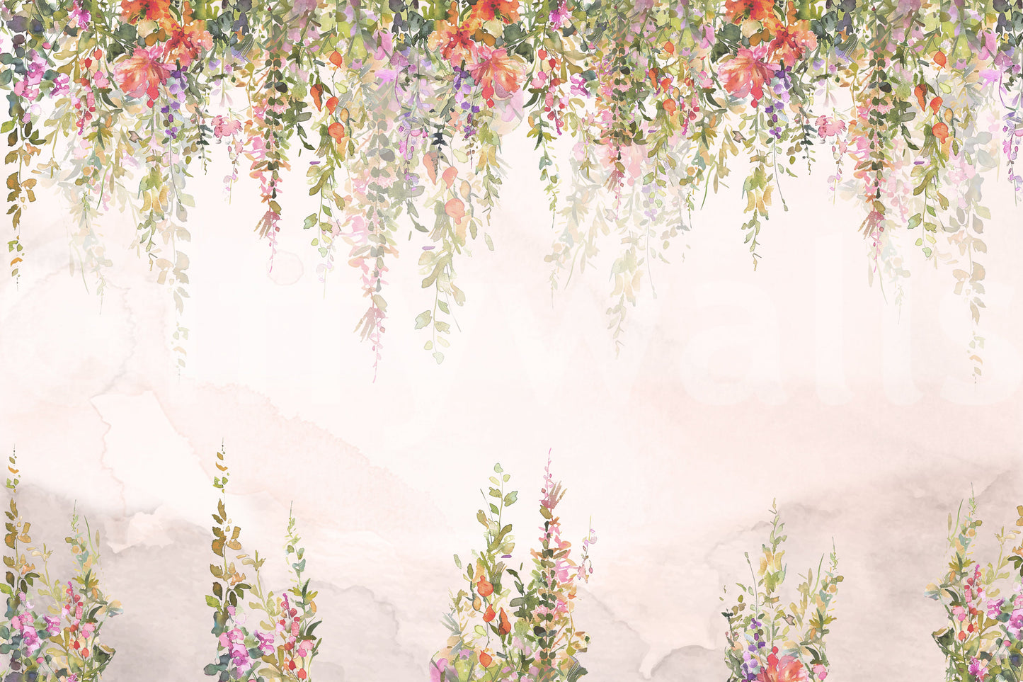 The style is a watercolor painting.