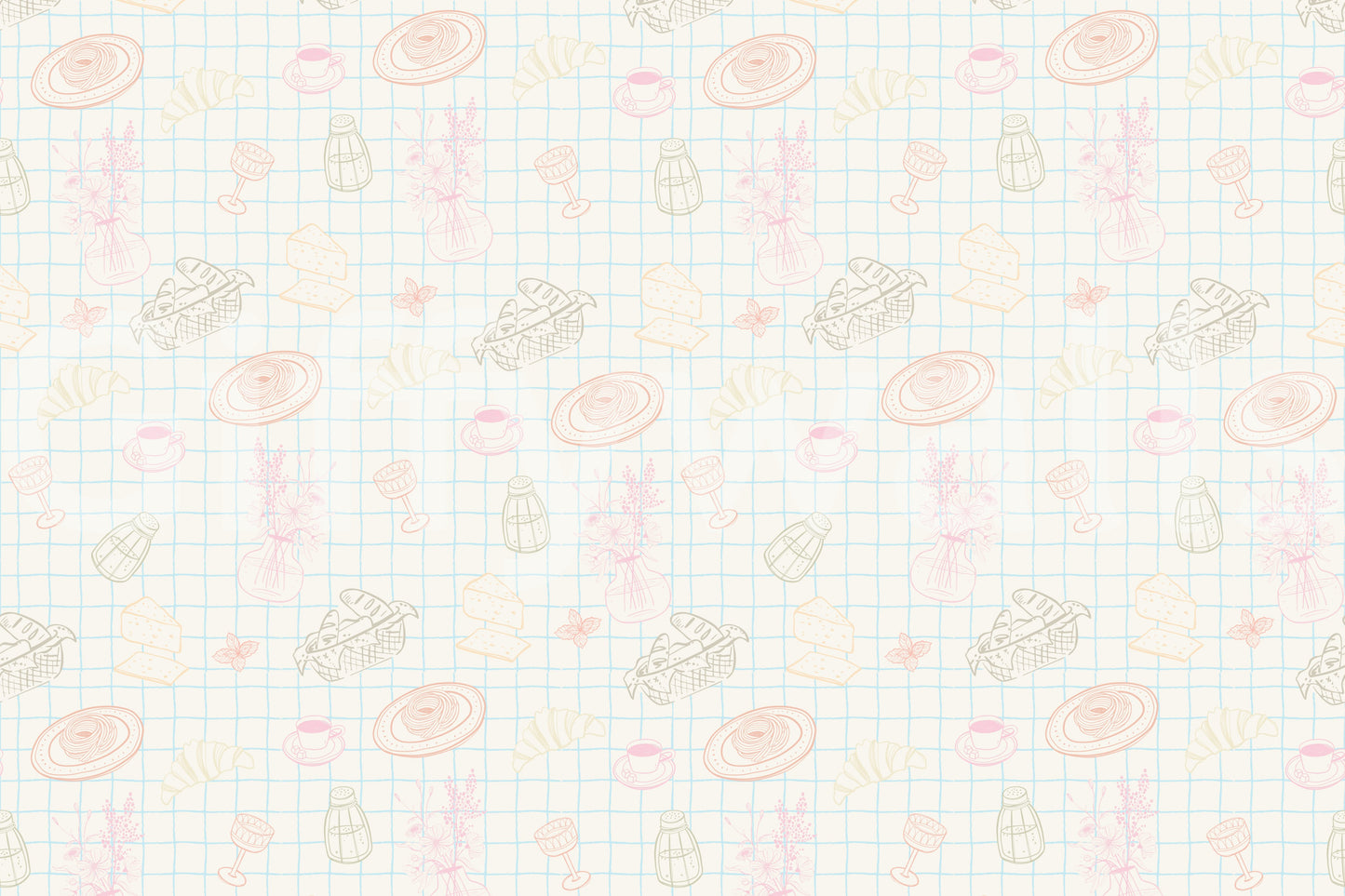 The style is a soft-focus, sketchy illustration.