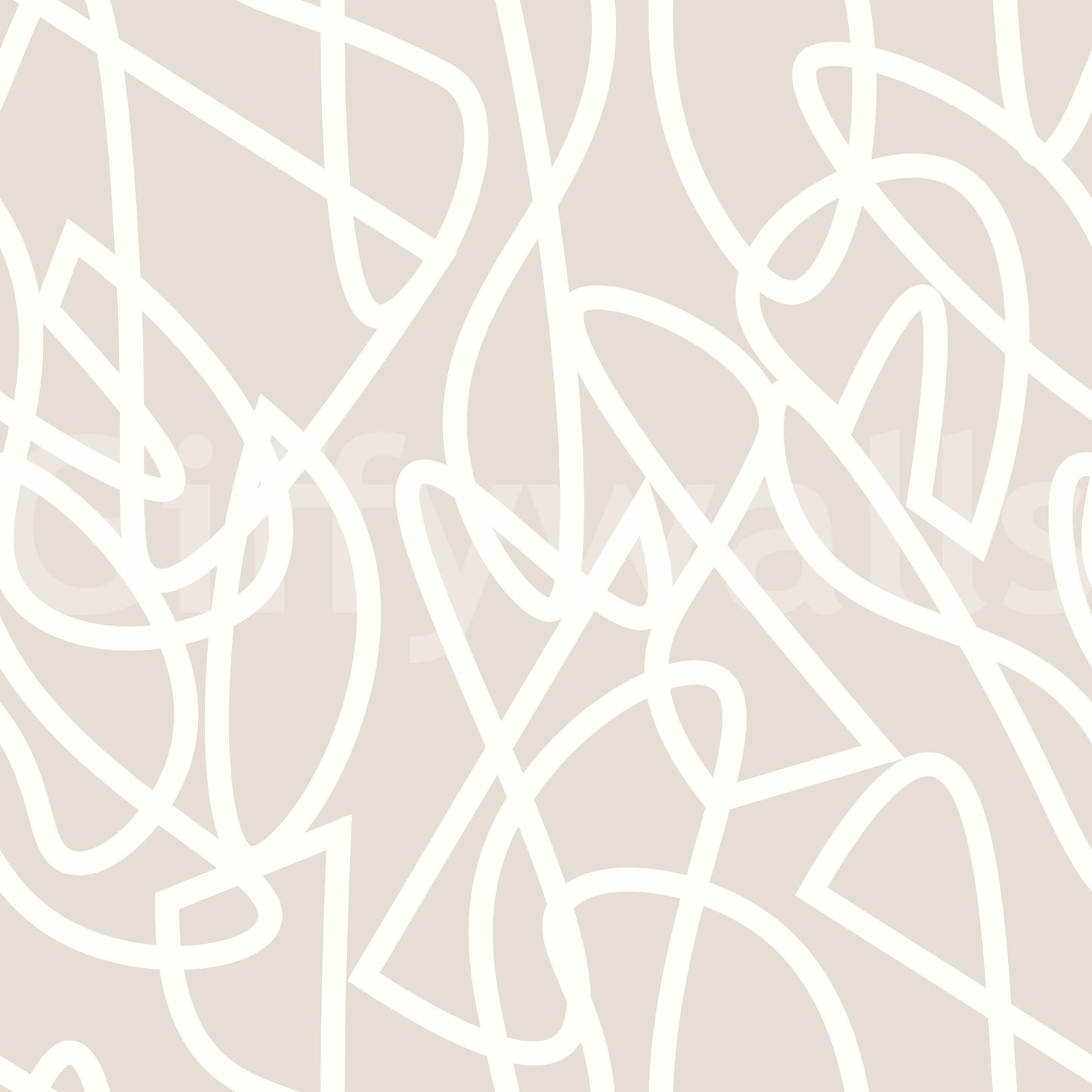 An interior shot with a modern figure pattern