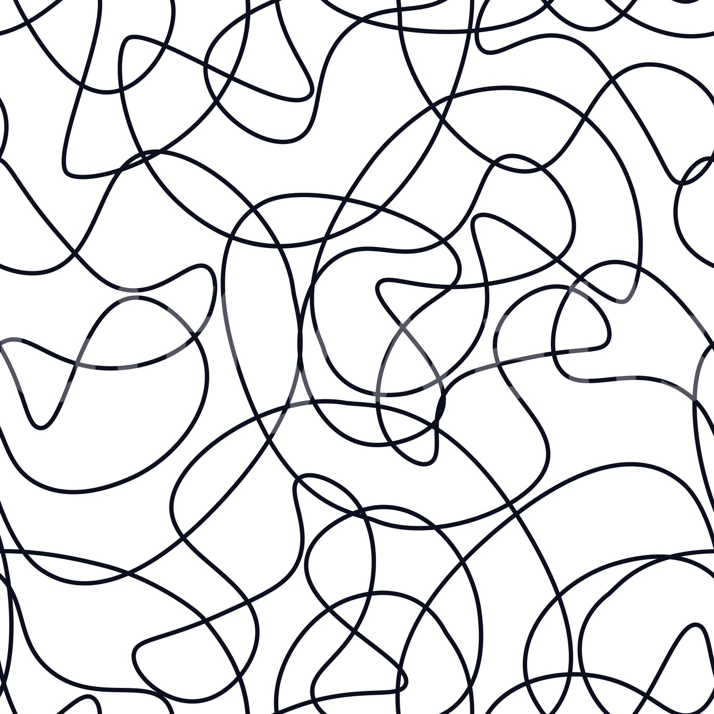 Abstract shapes wall decor