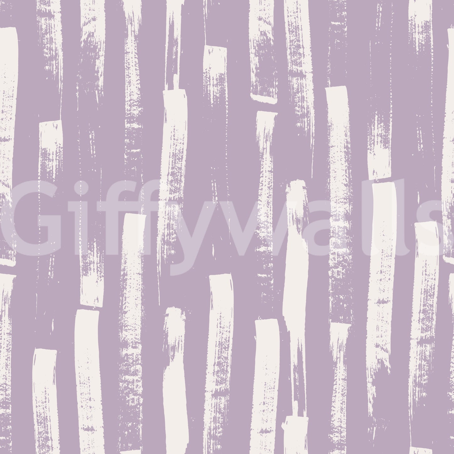 Simple brushstroke wall decor