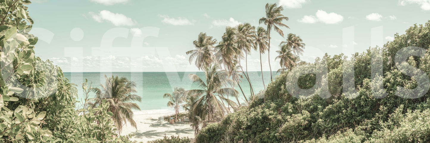 Oceanfront Serenity peaceful wallpaper