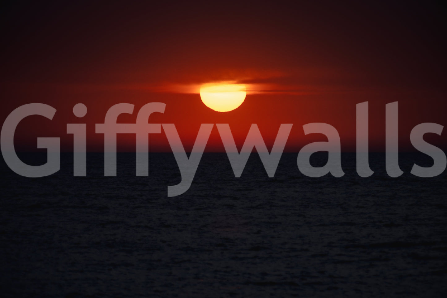 Sun Down tranquil wallpaper