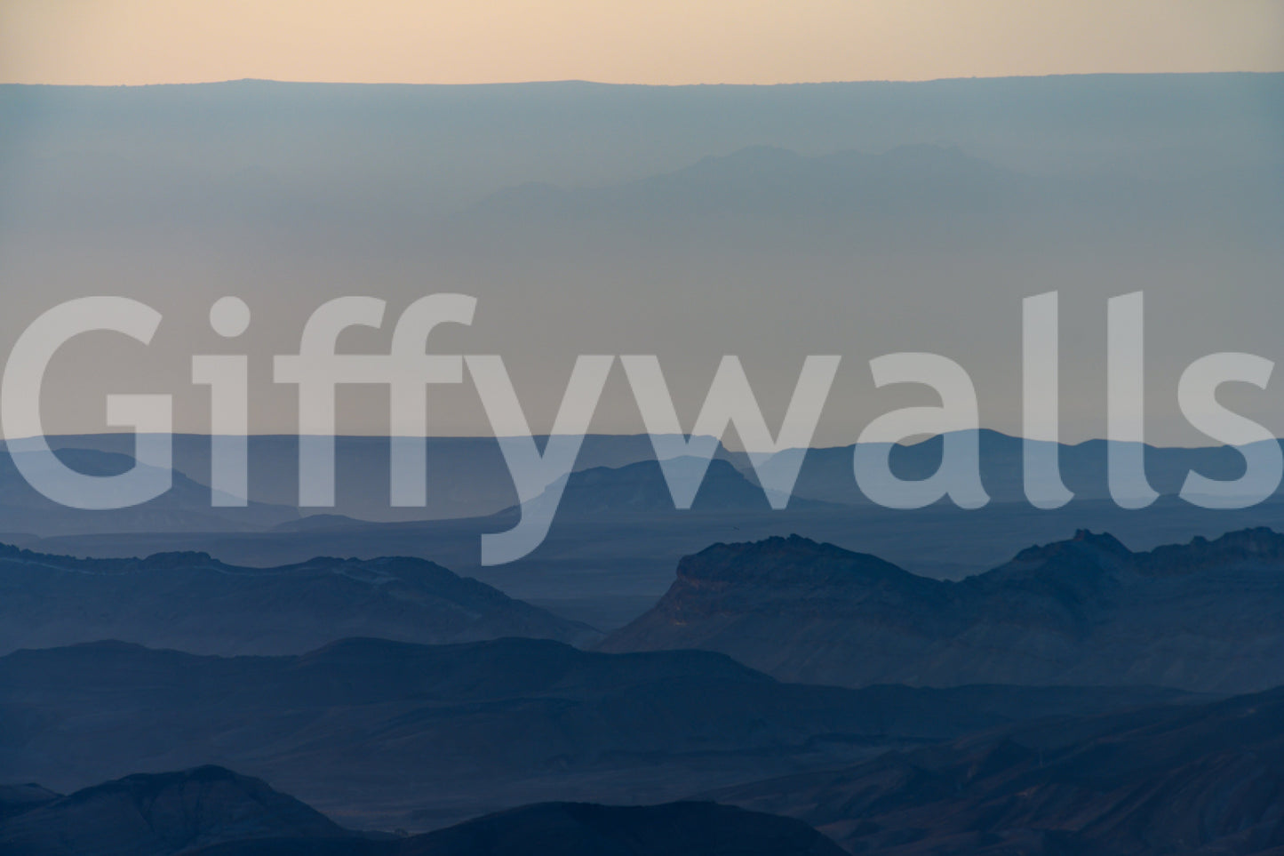 A high-quality serene desert wall mural for walls.