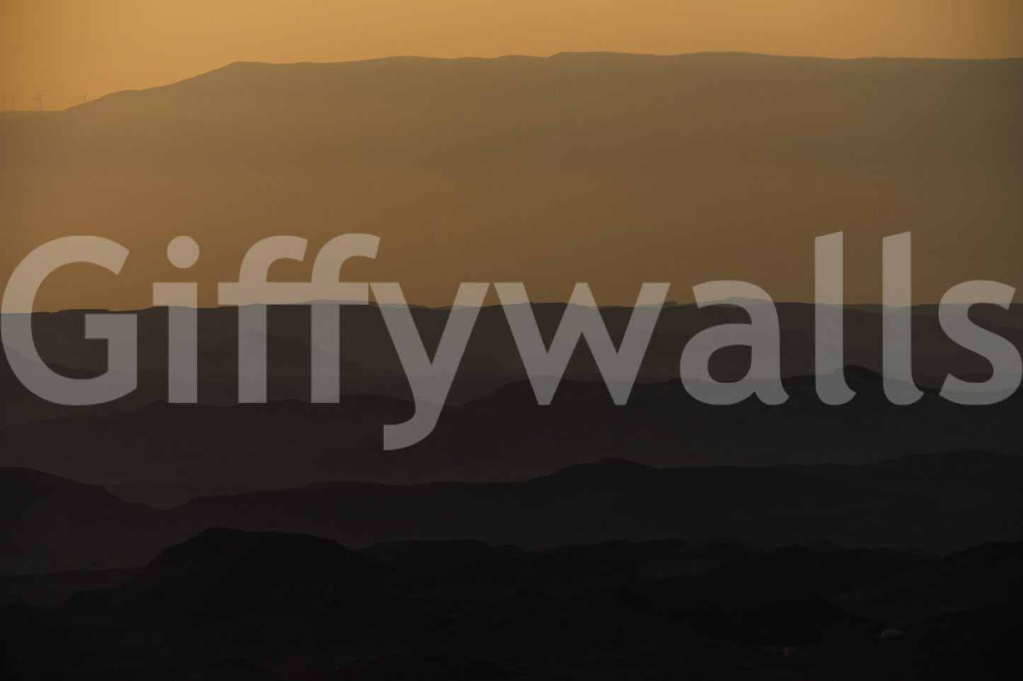 A high-quality serene desert wall mural for walls.