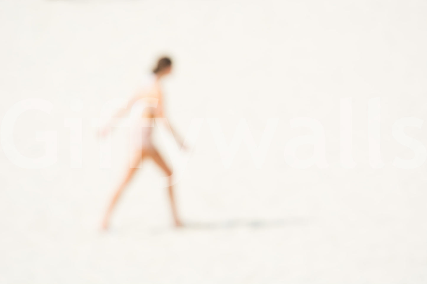 A high-quality serene beach wall mural for walls.