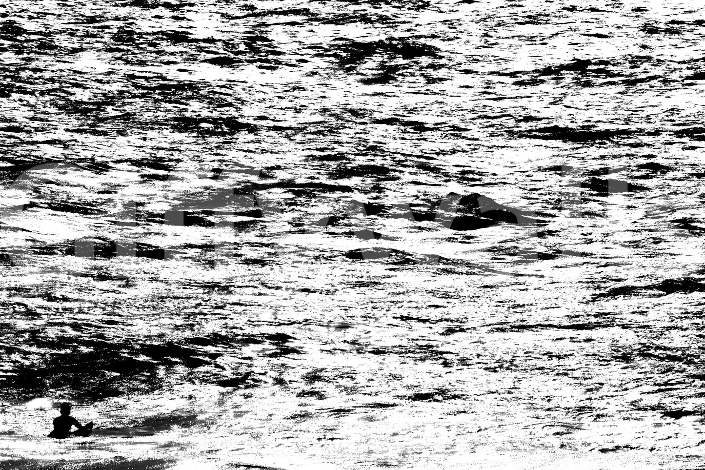 A high-quality serene beach wall mural for walls.