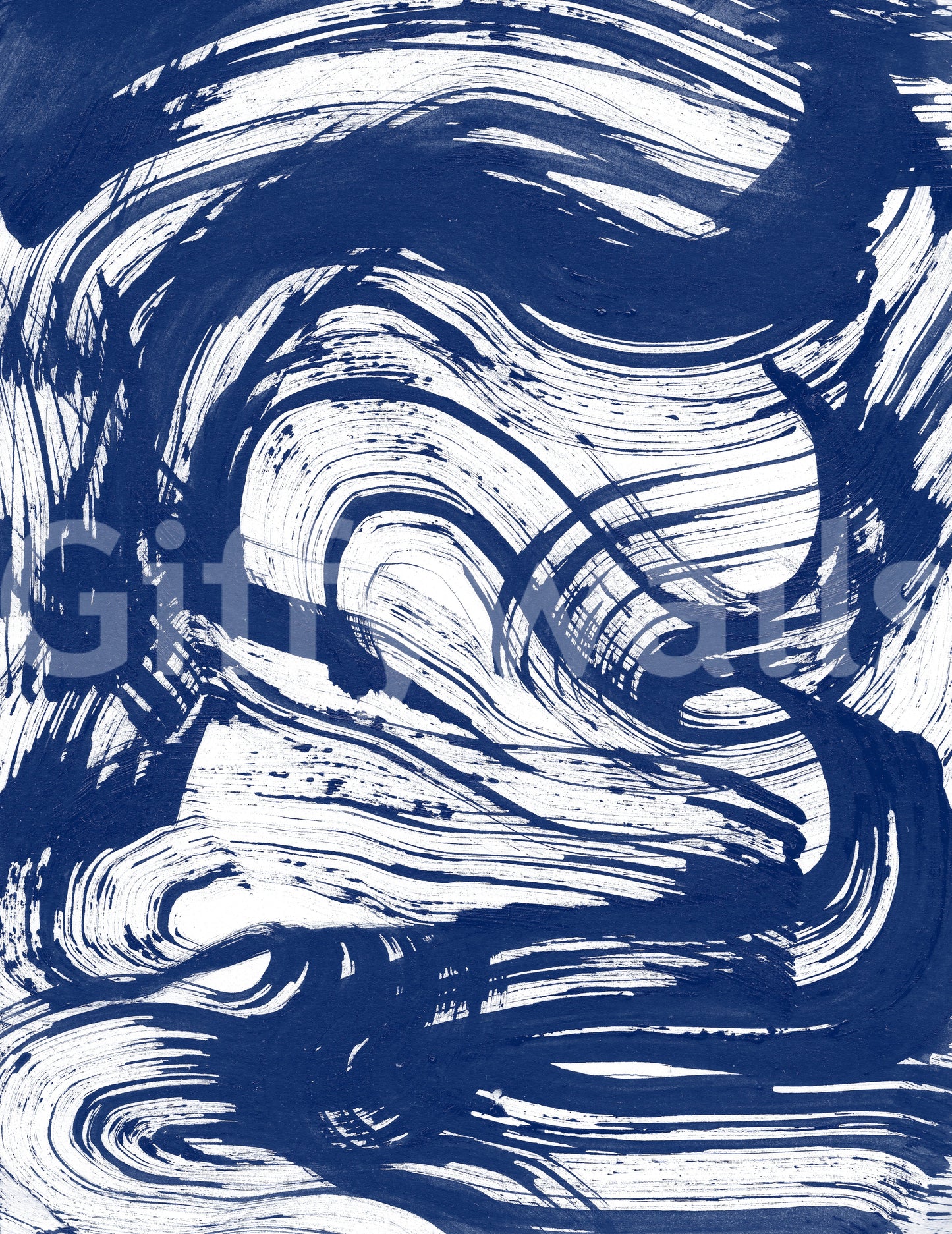 A high-quality serene ocean wall mural for walls.