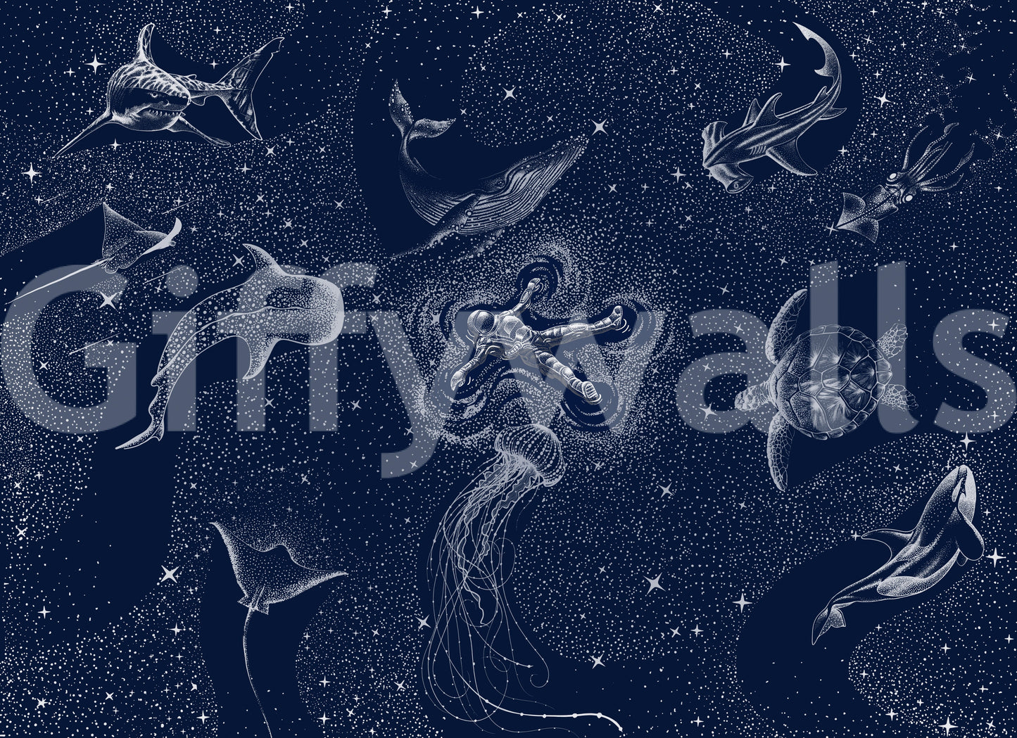 Astral Sea Wall Mural - 2745722