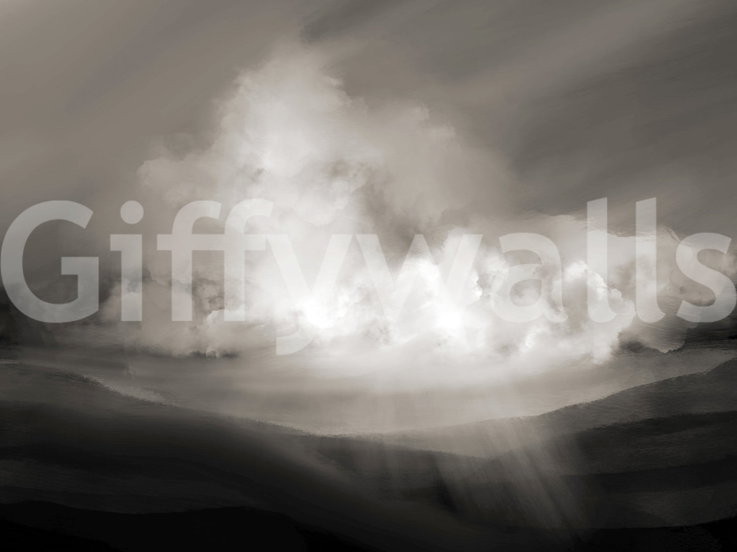 A high-quality abstract sky wall mural for walls.