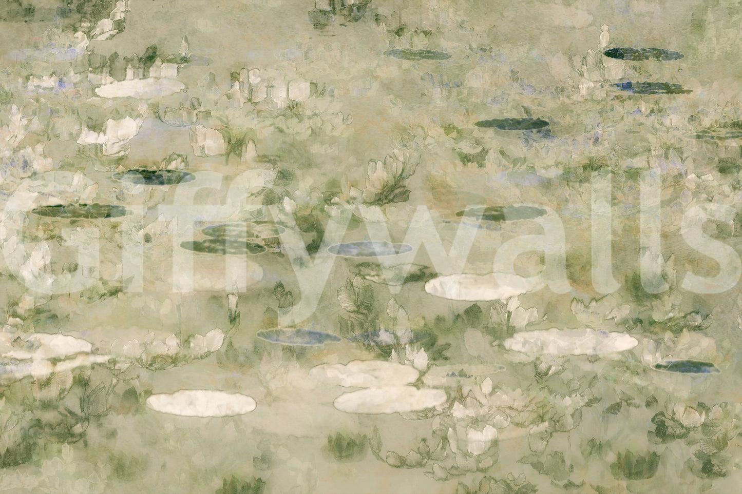 Water Lily Dreams Wall Mural -2073497