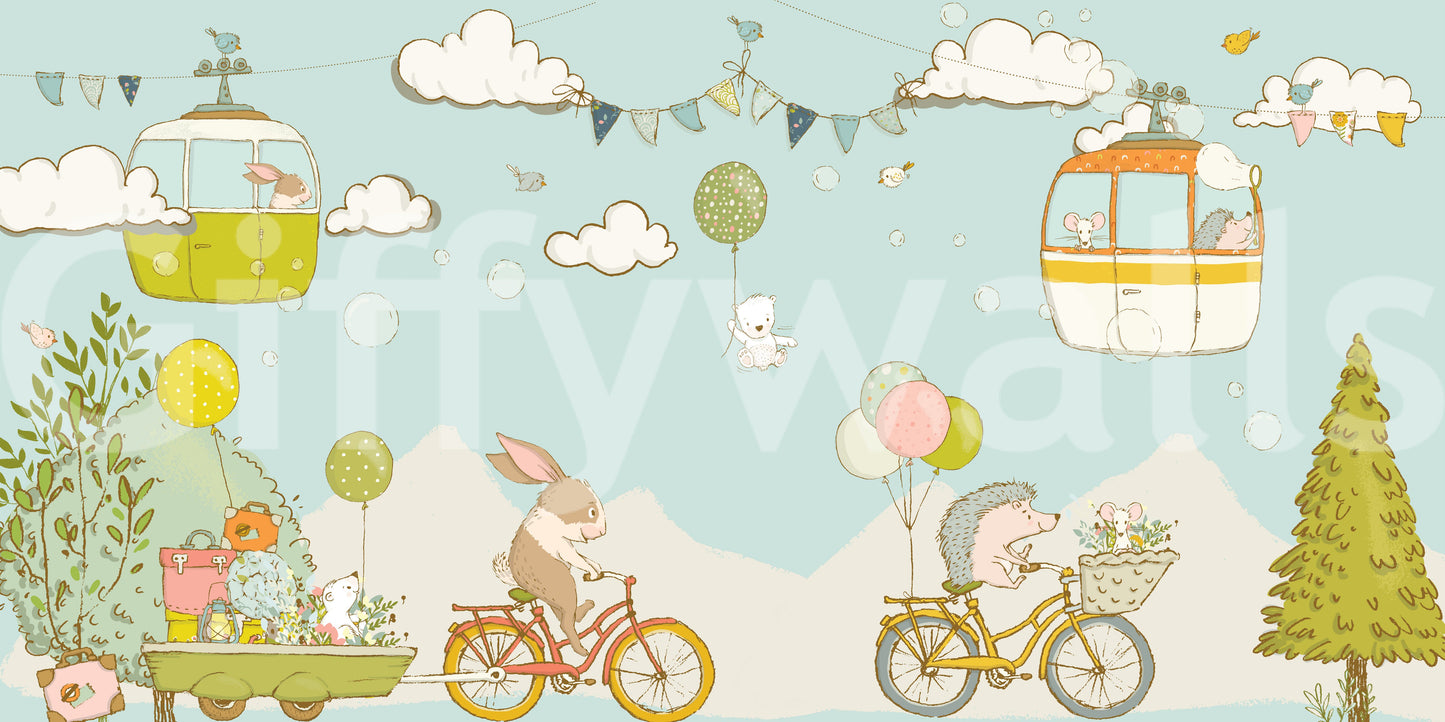 Animal Adventures Wall Mural -2761312