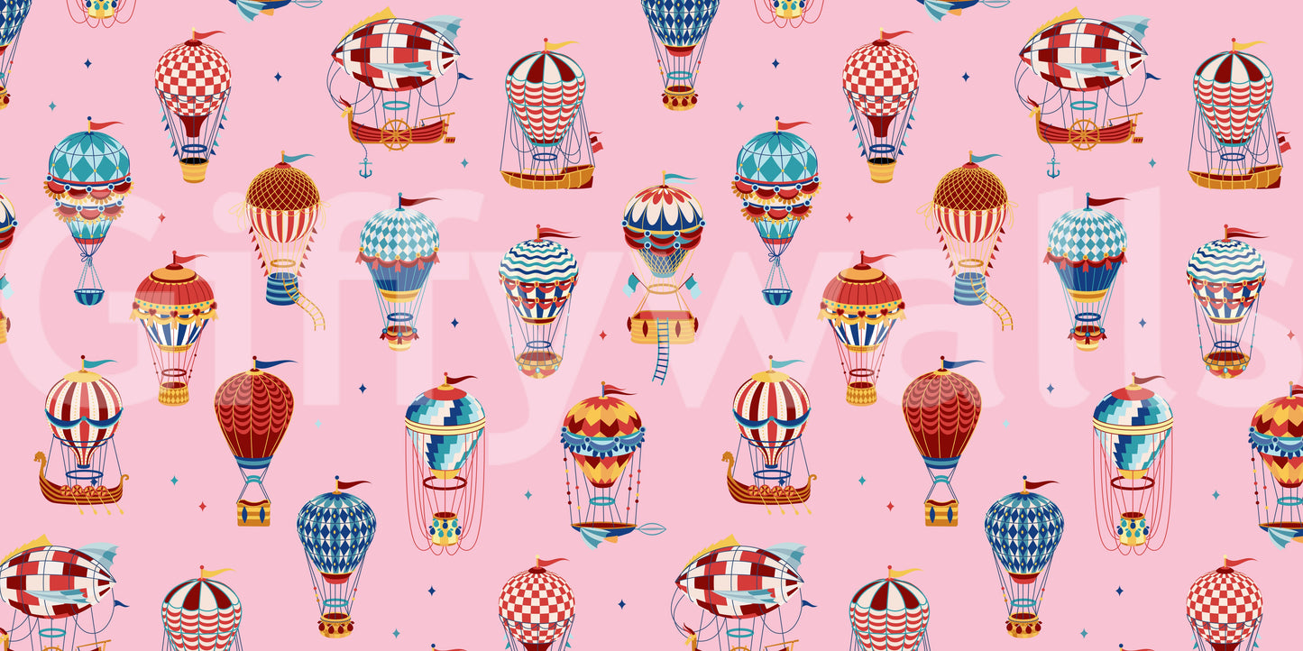 Vintage Balloon Voyage Wall Mural -2735488