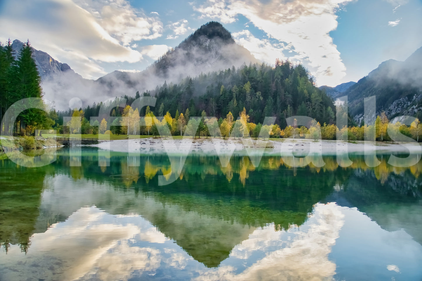 Alpine Reflection Wall Mural -2423008
