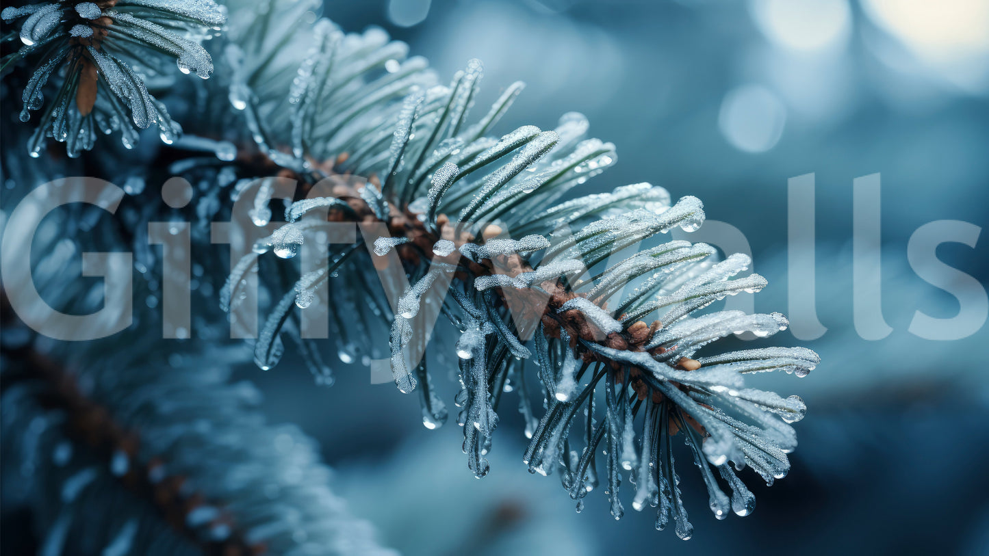 Frozen Needles Wall Mural -2559589