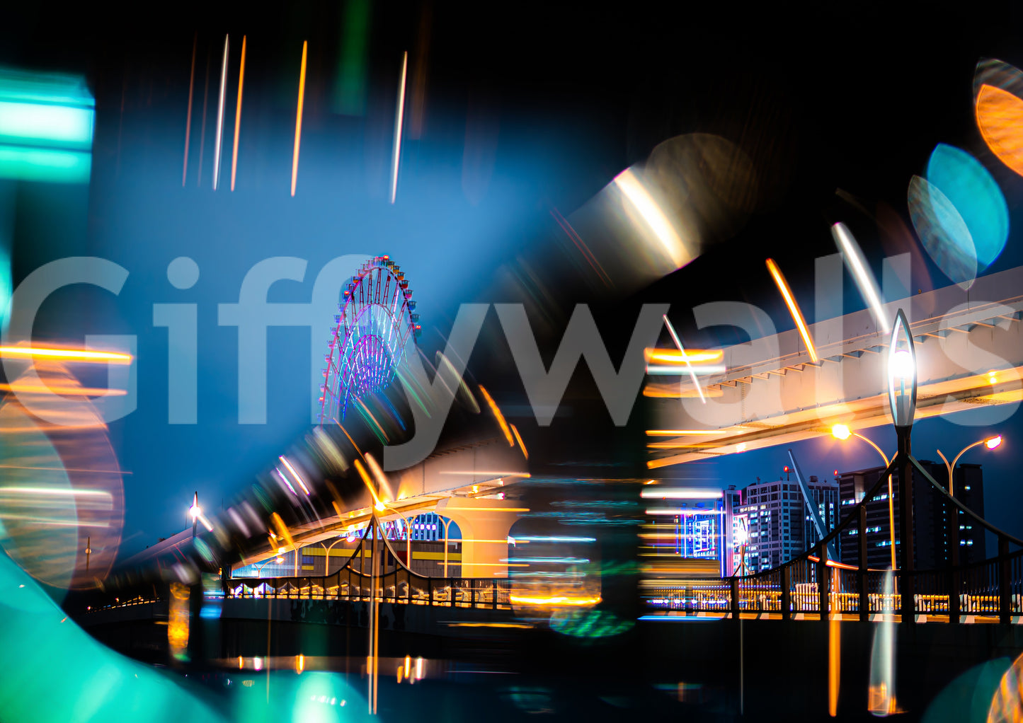 City Lights Fusion Wall Mural -2354433