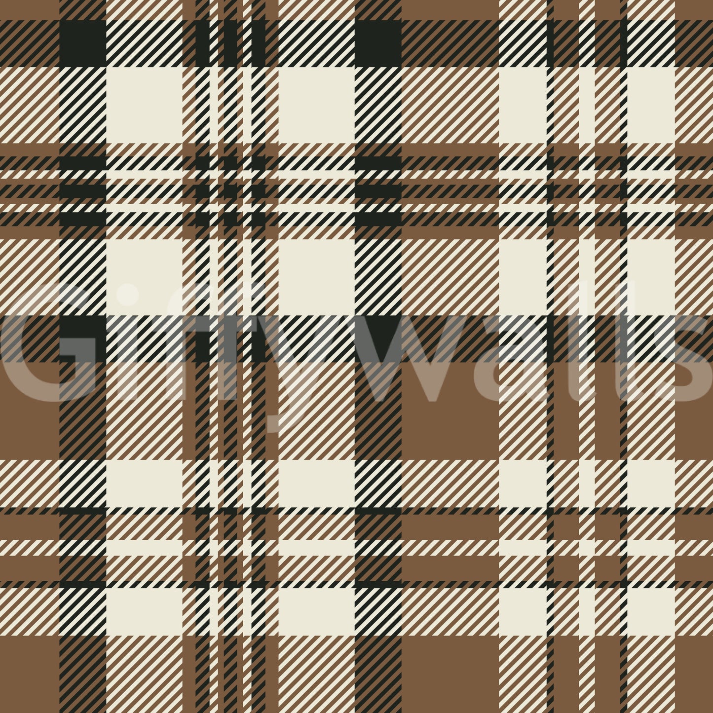 Earthy Plaid Wallpaper